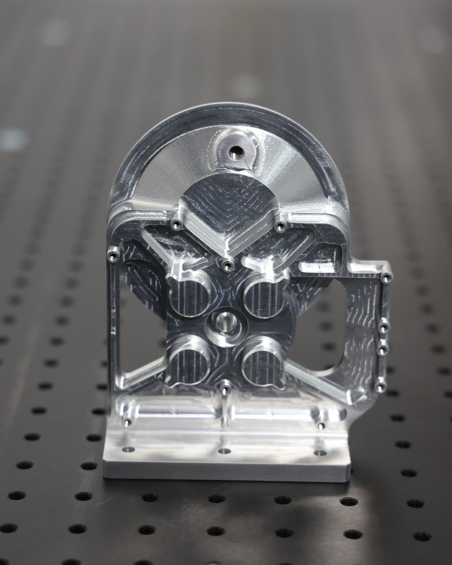 Precision machined metal part