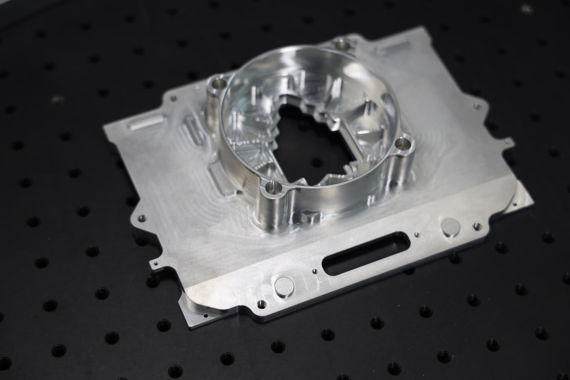 Complex machined aerospace component